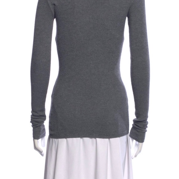 Alexander Wang Mock Neck Sweater - Grey (Size XS) | Very Good Condition - Picture 3 of 6